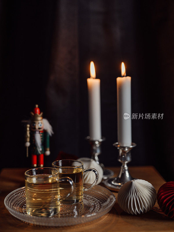 Glögg mulmulwine圣诞装饰静物烛光